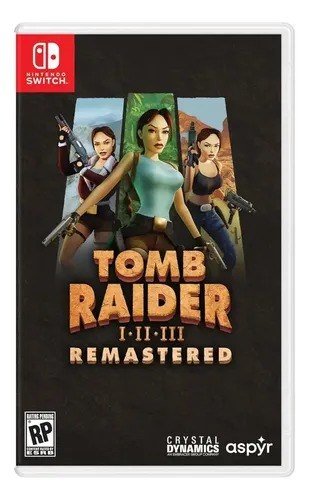 Tomb Raider I-iii Remastered Starring Lara Croft Switch Mídia Física