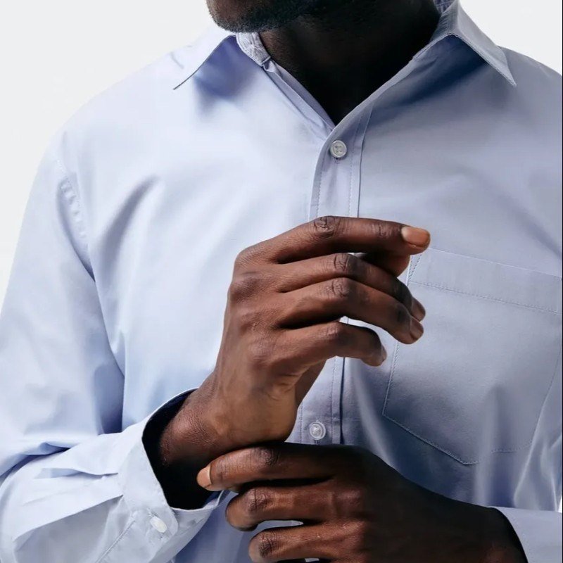 Camisa Básica Masculina Manga Longa Slim Hering
