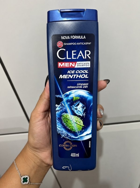 Clear Shampoo Men Anticaspa Ice Cool Menthol 400Ml