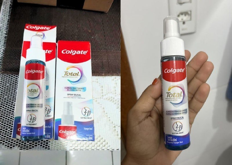 Colgate Spray Bucal Total C/ Agentes Antibacterianos 60Ml