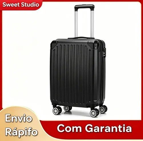 Mala de Bordo Rígida Sweet Studio em ABS com Rodas 360° para Viagem