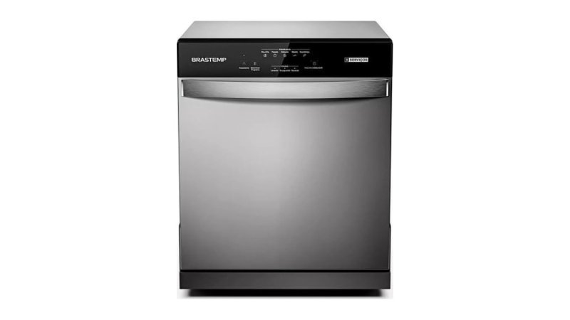Lava Louças Brastemp 8 Serviços Blf08bs Cinza