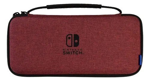 Estojo Hori de Viagem Compacto para Nintendo Switch Oled (Vermelho)