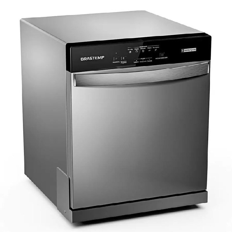 Lava Louças Brastemp 8 Serviços BLF08BS Cinza