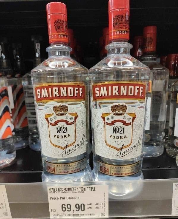 Vodka Smirnoff 1,75L