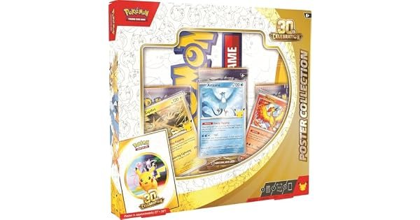 Pokémon TCG: 30th Poster Collection Inglês