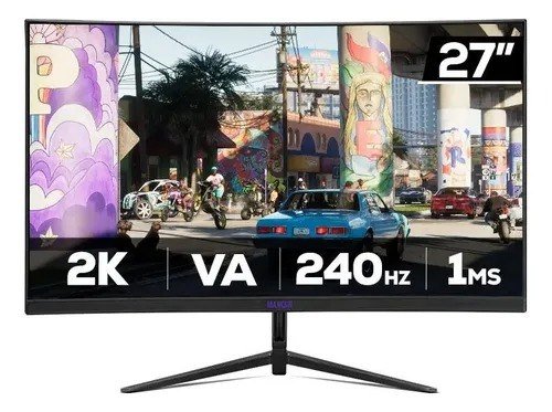Monitor Gamer Mancer Valak Vx6s, 27 Pol, Va, Curvo, 2k, 240hz