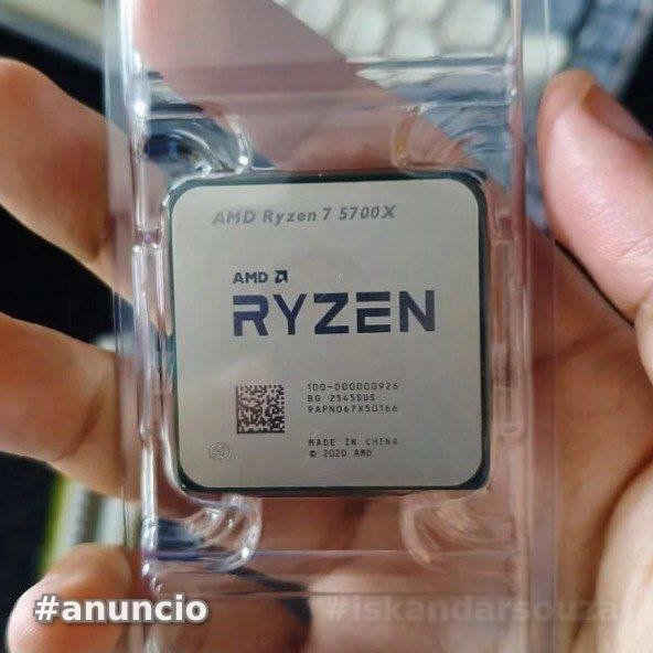 Processador Ryzen 7 5700x 3.4ghz (4.6ghz Max) - Novo S/Box