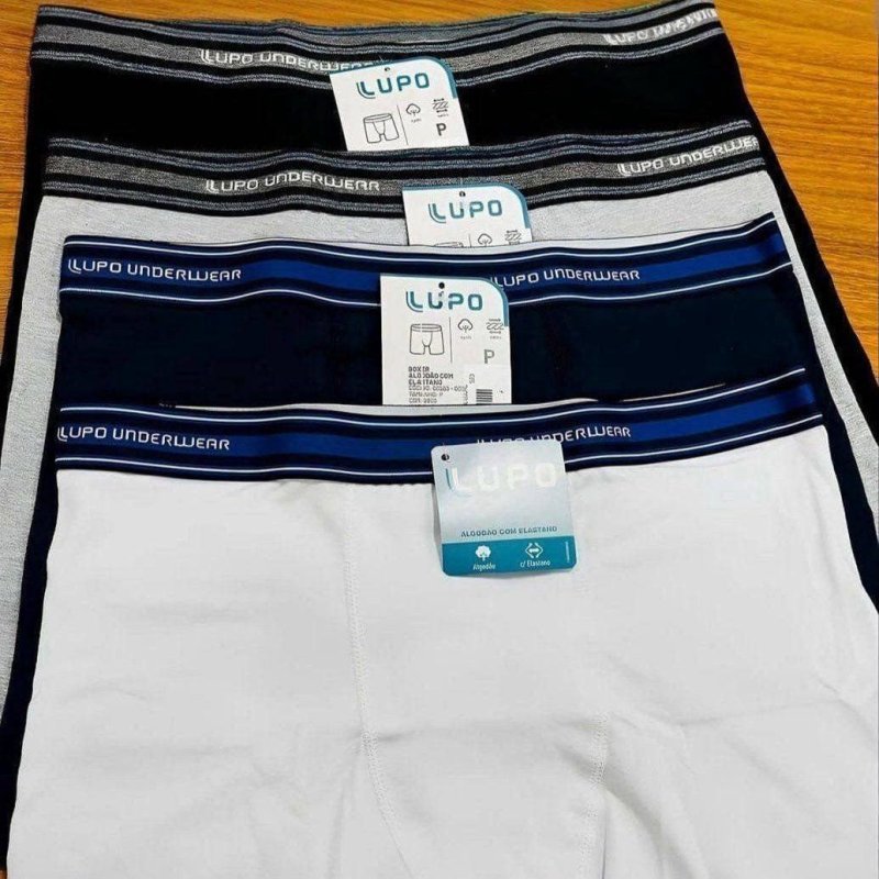 Kit com 10 Cuecas Lupo Algodão