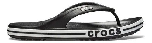 Chinelo Crocs Bayaband Flip Black/white