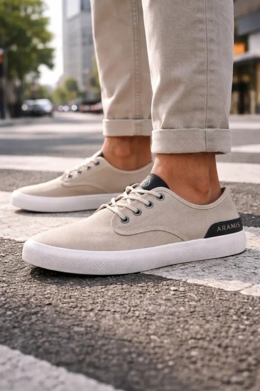 Tênis Aramis Daily Dock Canvas Areia