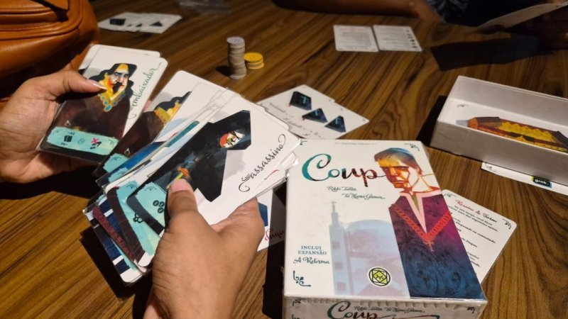 Jogo Coup Segunda Edição com Expansão