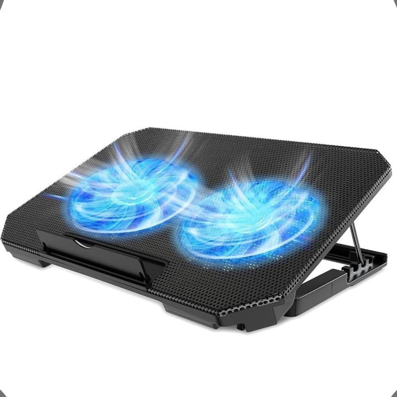 Base Cooler para Notebook com 2 Ventiladores 14cm e LED