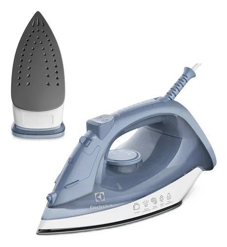 Ferro de Passar Seco e Vapor Electrolux Efficient Base antiaderente Vapor Vertical Extra 1200W