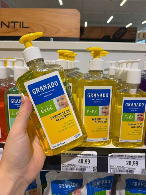 Granado Sabonete Líquido Bebê Tradicional 500ml + Frete Grátis