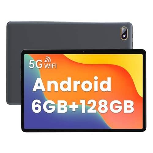 kinstone Tablet Android de 10,1 polegadas, 6GB de RAM, 128GB de ROM, Octa-Core