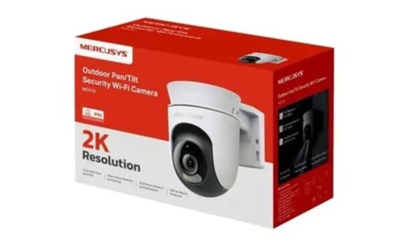 Mercusys Mc510 Câmera de Segurança Wi-Fi Externa 2K 3Mp