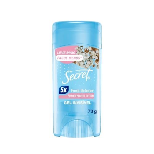 Secret Desodorante Antitranspirante em Gel Proteção de Algodão 73 g