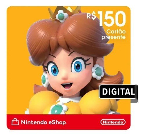 Nintendo Gift Card eShop R$ 150 (Digital)
