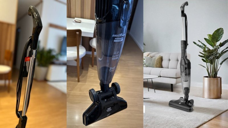 Aspirador de Pó Vertical Britânia 2 em 1 1250W