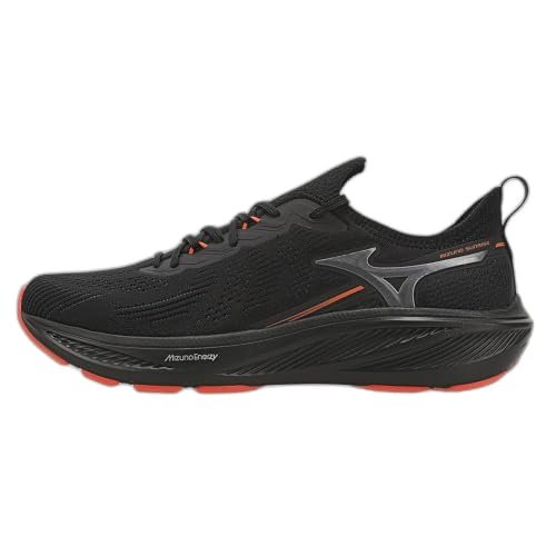 Tênis Mizuno Sunrise, Preto/Preto, 43