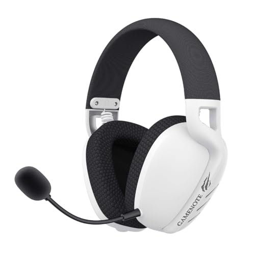 Havit Fone de Ouvido Headset Gamer Fuxi-H6 Com Fio e Sem Fio, Wireless 2,4GHz, Bluetooth, Cabo USB-C (BRANCO)