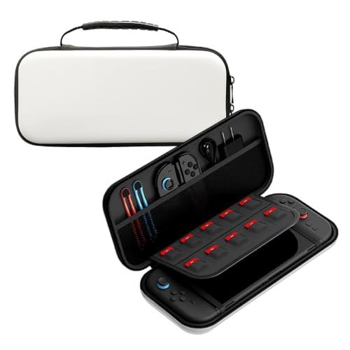 Estojo de Armazenamento para Nintendo Switch com 10 Slots para Cartões, Resistente à Água e Queda