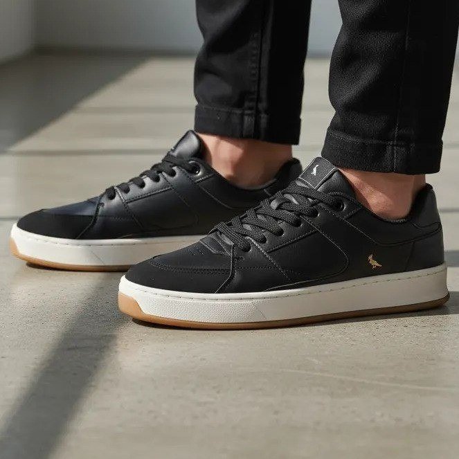 Tênis Reserva Masculino R755560001 Preto Liso