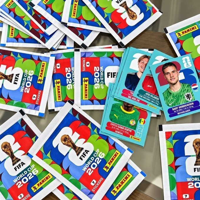 Kit com 10 Envelopes (70 Figurinhas) Copa do Mundo 2026 Panini