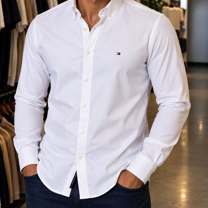 Camisa Tommy Hilfiger Regular Fit + Frete Grátis