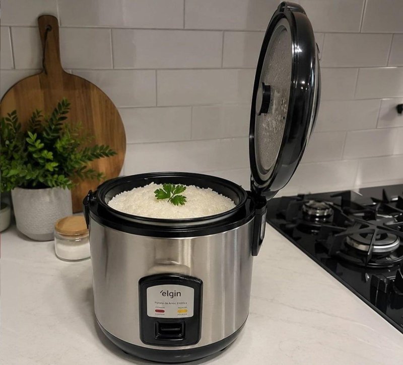 Panela de Arroz Elétrica Elgin 5 Xícaras 1L 400W 110V