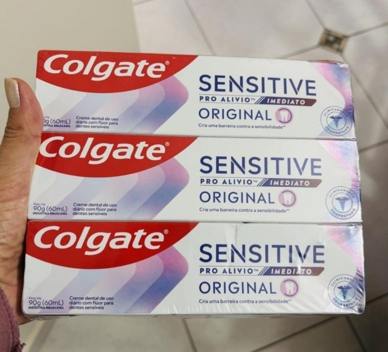 Colgate Sensitive Pro Alívio Imediato Creme Dental, 3x90g