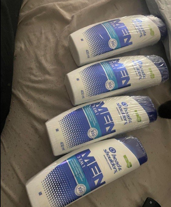 Head & Shoulders Shampoo Anticaspa Men 3 em 1, 400 ml