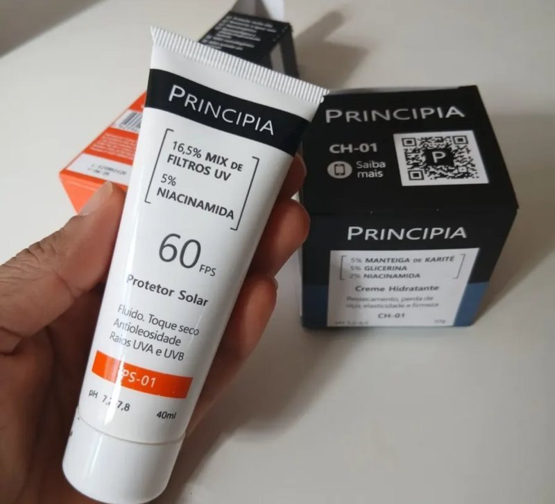 Principia Kit Hidratação E Proteção Facial Ch-o1 + Ps-01