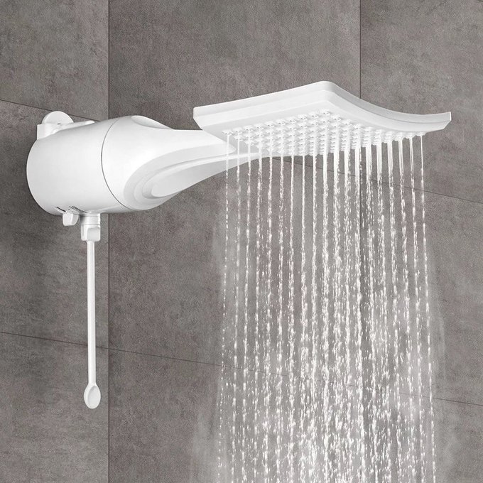 Chuveiro Lorenzetti Loren Shower Ultra Eletrônico Branco 7500W 220v + Frete Grátis