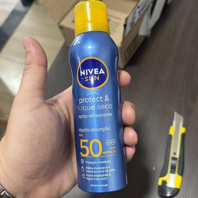 NIVEA SUN Protetor Solar Spray Protect & Toque Seco FPS 50 200ml