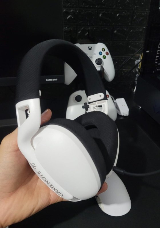 Headset Gamer Sem Fio Havit Gamenote Fuxi-H6 2,4GHz, Bluetooth, USB-C (Preto)