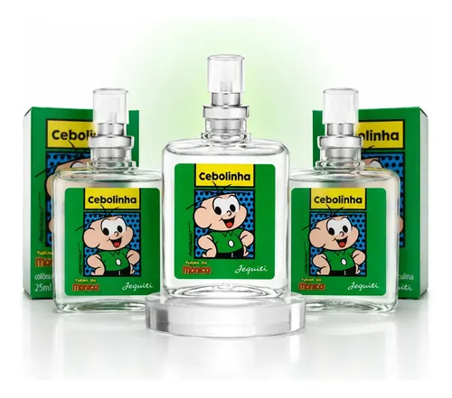 Kit 3 Perfumes Cebolinha Jequiti 25ml Infantil Turma da Mônica Colônia Masculina Kit Presente Original