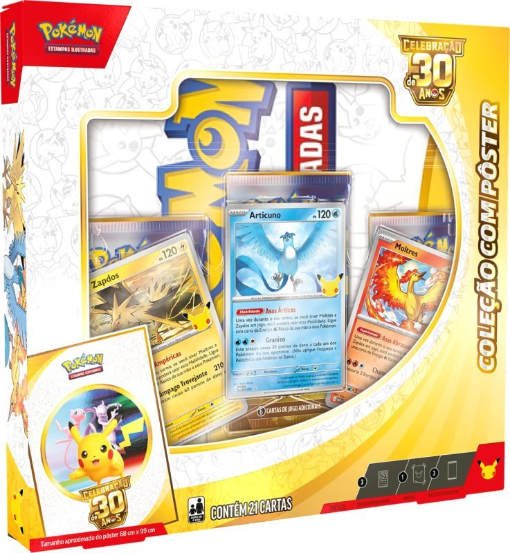 Pokémon TCG de 30 anos com pôster