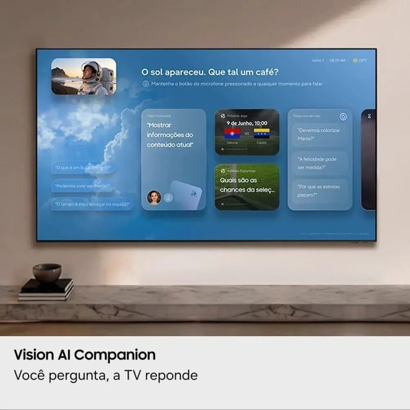 Smart TV Samsung Mini LED 4K UHD M75H 50"
