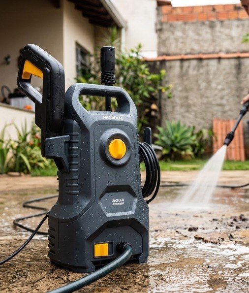 Lavadora De Alta Pressão Aqua Power Mondial Preto 1400w Lap-04-gy + Frete Grátis