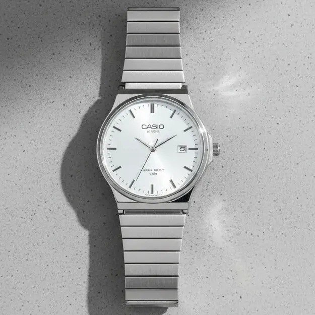 Relógio Casio Vintage A180 Cinza Prateado