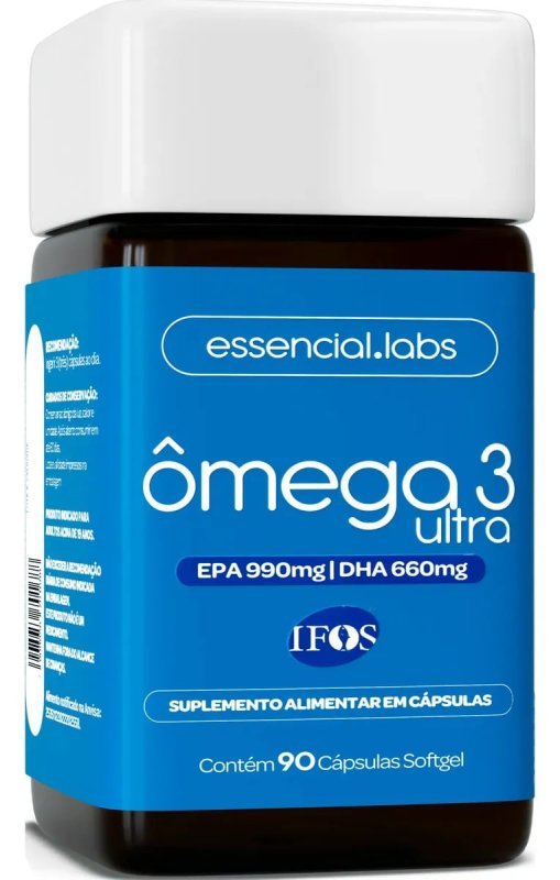 Ômega 3 Ultra TG EPA 990mg e DHA 660mg com Selo IFOS 90 Cápsulas
