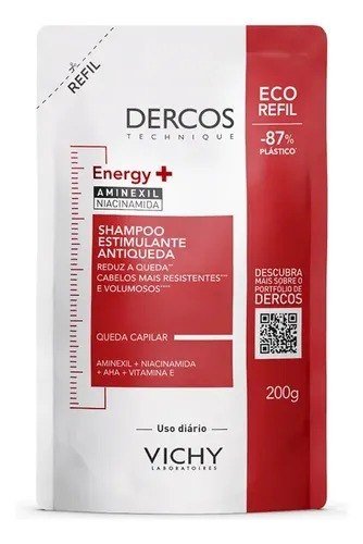 Shampoo Antiqueda Estimulante com Aminexil, Dercos Energy+ Vichy, 200g