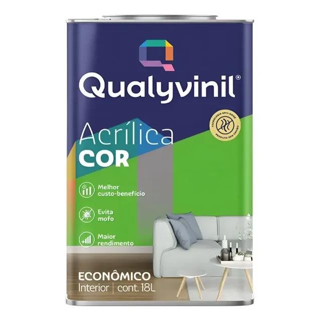 Qualyvinil Acrilica Economica Branco 1 8l Bco Balde