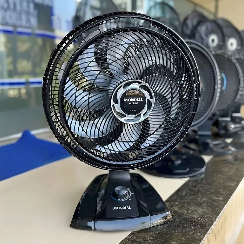 Ventilador De Mesa 40cm Turbo Mondial 140W NVT-40-8P-B