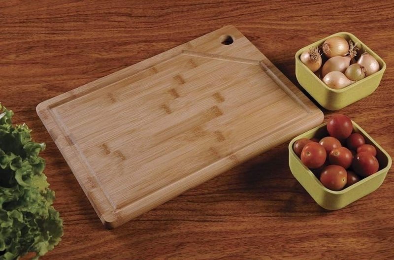 Mor - Tábua Retangular Bamboo 30cm x 20cm + Frete Grátis