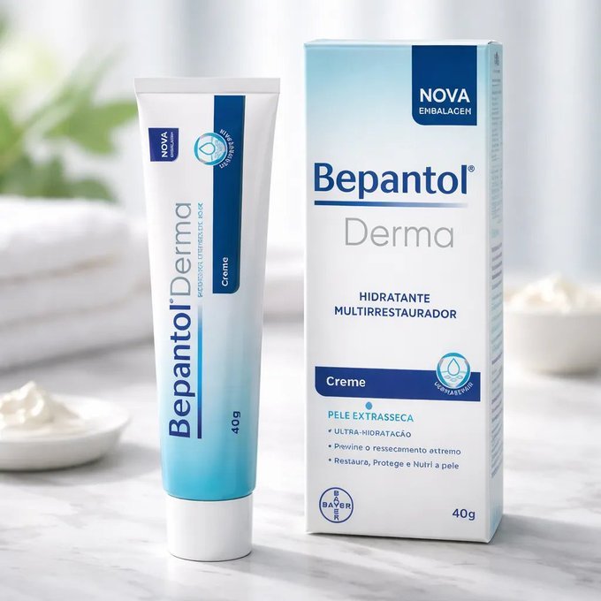 Bepantol Derma Hidratante Multirrestaurador Pele Seca e Extrasseca 40g