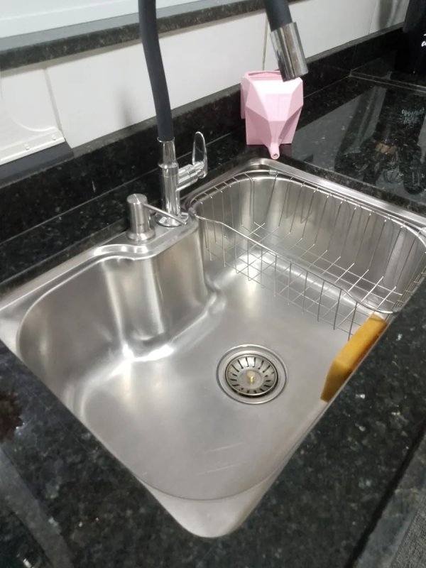 Cuba Gourmet para Cozinha com Acessórios Aço Inox 201 60x42cm