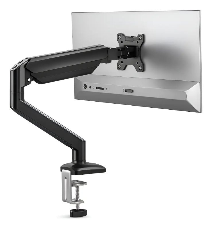Suporte Monitor Articulado Ajustavel 14 Até 32 A Gás Preto